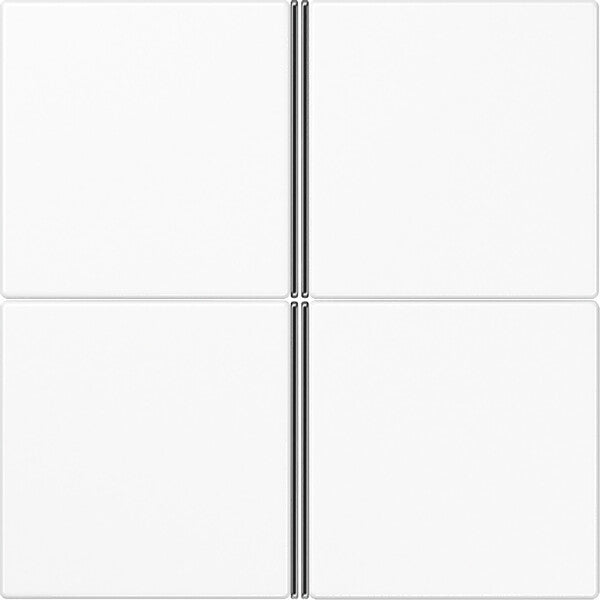JUNG Tastensatz 4-fach aws komplett LS 404 TSA WW